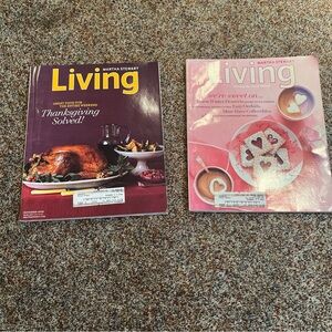 Martha Stewart LIVING Magazines - Lot of 2 Vintage